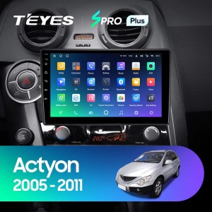 Штатная магнитола Teyes SPRO Plus 3/32 SsangYong Actyon C100 (2005-2011)