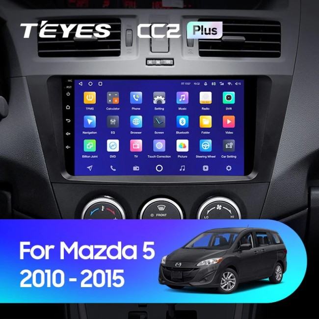 Штатная магнитола Teyes X1 4G 2/32 Mazda 5 3 CW (2010-2015)