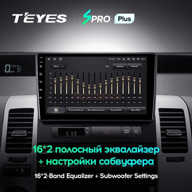 Штатная магнитола Teyes SPRO Plus 4/64 Toyota Prius XW20 II (2003-2011) F2