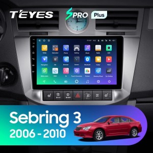 Штатная магнитола Teyes SPRO Plus 3/32 Chrysler Sebring 3 JS (2006-2010)