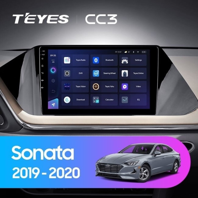 Штатная магнитола Teyes CC3 360 6/128 Hyundai Sonata DN8 (2019-2020)