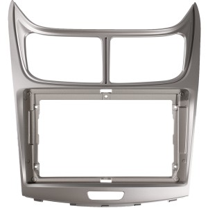 Рамка магнитолы 9.0" (цв.Серый) для CHEVROLET Sail 2010-2014