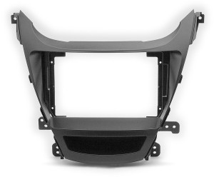 Рамка магнитолы 9.0" (цв.Черный) для HYUNDAI Elantra (MD) 2014-2016, Avante (MD) 2013-2015 Левый руль / ver.2