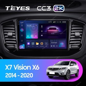 Штатная магнитола Teyes CC3 2K 3/32 Geely Emgrand X7 (2014-2020)