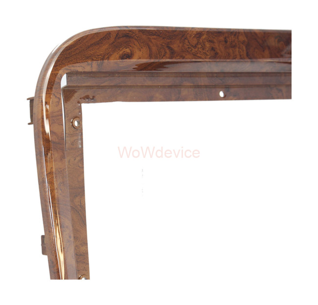 Рамка магнитолы 9.0" (цв.Глянцевый Деревянный) для MERCEDES-BENZ S-klasse (W220) 1998-2005