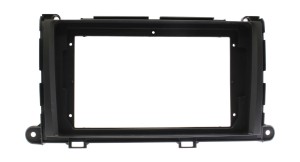 Рамка магнитолы 9.0" (цв.Черный) для TOYOTA Sienna 2010-2014