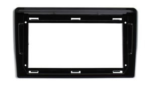 Рамка магнитолы 9.0" (цв.Глянцевый Черный) для TOYOTA Aqua 2017+ Правый руль