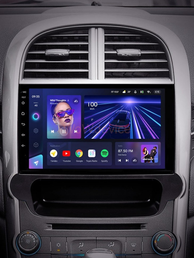 Штатная магнитола Teyes CC3 6/128 Chevrolet Malibu 8 (2012-2015)