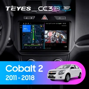 Штатная магнитола Teyes CC3 2K 360 6/128 Chevrolet Cobalt 2 (2011-2018)