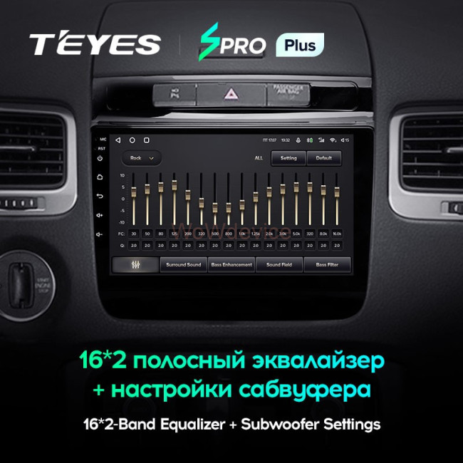 Штатная магнитола Teyes SPRO Plus 3/32 Volkswagen Touareg FL NF (2010-2018) Тип A