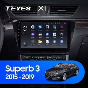 Штатная магнитола Teyes X1 4G 2/32 Skoda Superb 3 (2015-2019)