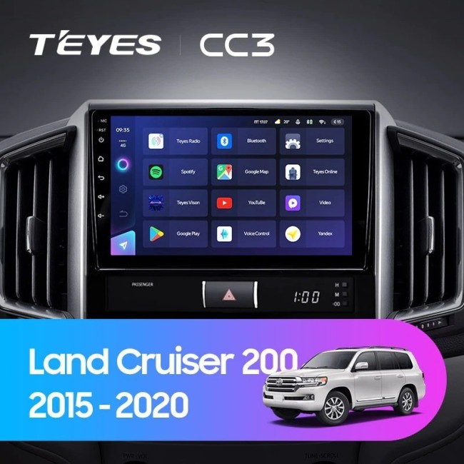 Штатная магнитола Teyes CC3 360 6/128 Toyota Land Cruiser 200 (2015-2018)