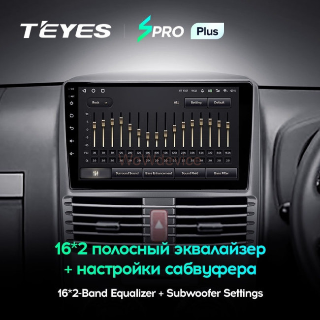 Штатная магнитола Teyes SPRO Plus 4/64 Toyota Rush (2015-2018) Правый руль