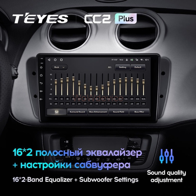 Штатная магнитола Teyes CC2L Plus 2/32 Seat Ibiza 6J (2008-2015)