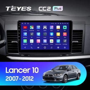 Штатная магнитола Teyes CC2 Plus 6/128 Mitsubishi Lancer 10 CY (2007-2012) Тип-B