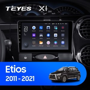 Штатная магнитола Teyes X1 4G 2/32 Toyota Etios (2011-2021)