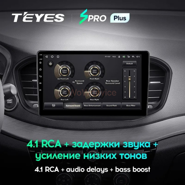 Штатная магнитола Teyes SPRO Plus 4/64 LADA Vesta 2023+ F2