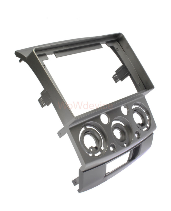 Рамка магнитолы 9.0" (цв.Серебро) для MAZDA BT-50 2006-2011 / FORD Ranger 2006-2011, Everest 2006-2013