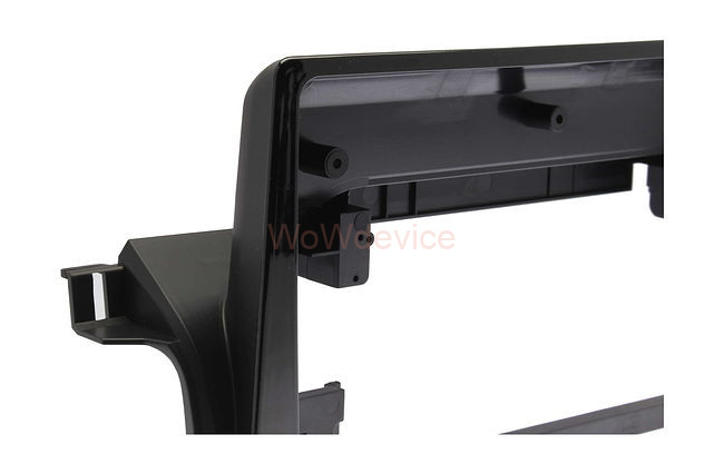 Рамка магнитолы 10.2" (цв.Глянцевый Черный) для TOYOTA Camry 2021+ Левый руль