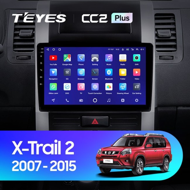 Штатная магнитола Teyes CC2 Plus 4/64 Nissan X-Trail T31 (2007-2015)