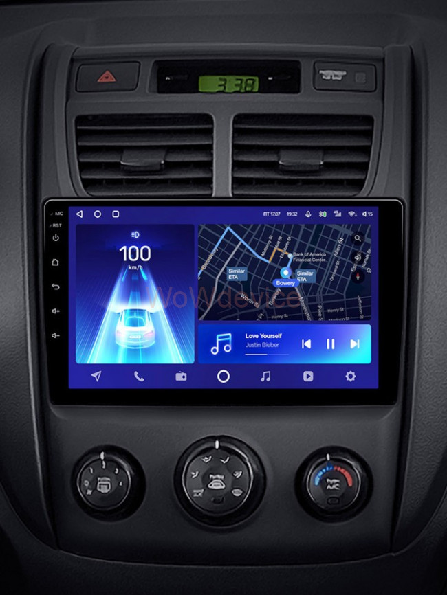 Штатная магнитола Teyes CC2 Plus 6/128 Kia Sportage 2 (2007-2009)