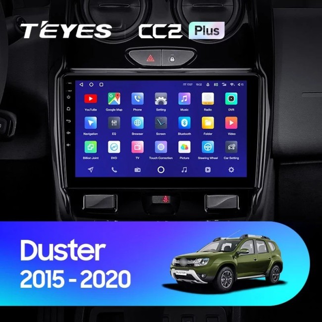 Штатная магнитола Teyes CC2 Plus 6/128 Renault Duster (2015-2020)