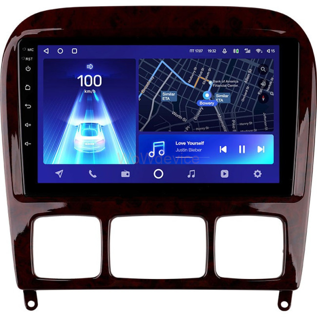 Штатная магнитола Teyes CC2L Plus 1/16 Mercedes Benz S-Class W220 VV220 (1998-2005)