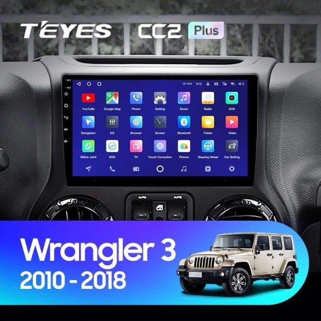 Штатная магнитола Teyes CC2L Plus 2/32 Jeep Wrangler 3 JK 2010-2017 L14