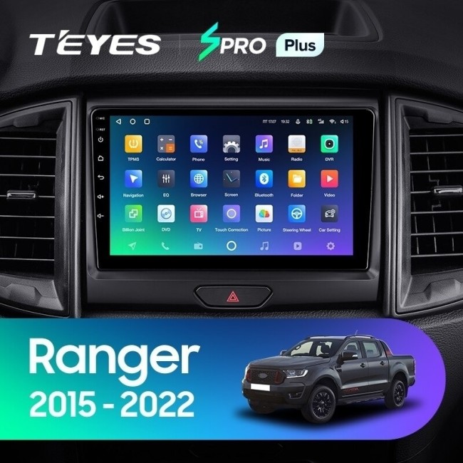 Штатная магнитола Teyes SPRO Plus 4/64 Ford Ranger P703 (2015-2022) Тип-C