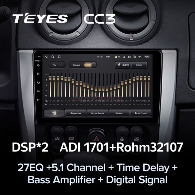 Штатная магнитола Teyes CC3 3/32 Nissan Almera 3 G15 (2012-2018) Штатная магнитола Teyes CC3 3/32 Nissan Almera 3 G15 (2012-2018)