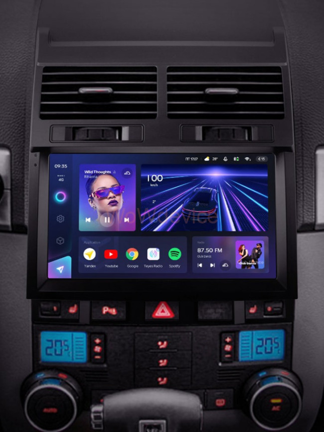 Штатная магнитола Teyes CC3 3/32 Volkswagen Touareg GP (2002-2010) F1