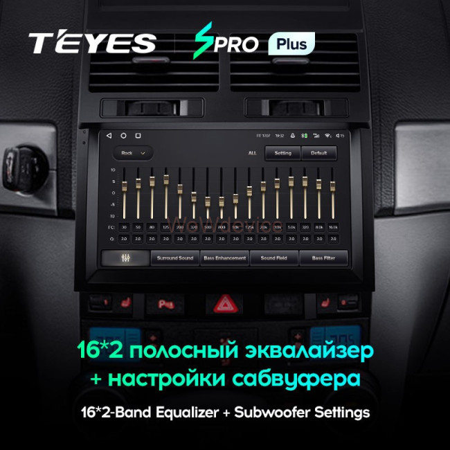 Штатная магнитола Teyes SPRO Plus 3/32 Volkswagen Touareg GP (2002-2010) F1