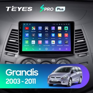 Штатная магнитола Teyes SPRO Plus 4/64 Mitsubishi Grandis 1 (2003-2010) F1