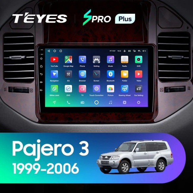 Штатная магнитола Teyes SPRO Plus 4/64 Mitsubishi Pajero 3 V70 V60 (1999-2006)