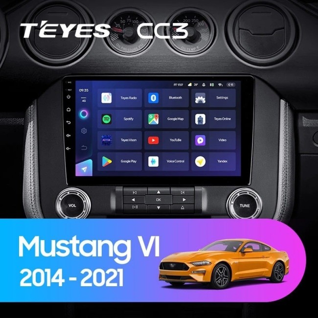 Штатная магнитола Teyes CC3 360 6/128 Ford Mustang VI S550 (2014-2021) Тип В