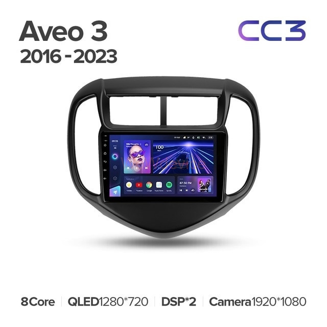Штатная магнитола Teyes CC3 360 6/128 Chevrolet Aveo 3 (2016-2023) Штатная магнитола Teyes CC3 360 6/128 Chevrolet Aveo 3 (2016-2023)