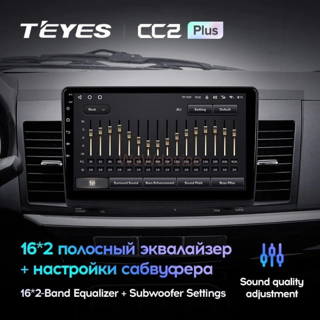 Штатная магнитола Teyes CC2 Plus 4/64 Mitsubishi Lancer 10 CY (2007-2012) Тип-B Штатная магнитола Teyes CC2 Plus 4/64 Mitsubishi Lancer 10 CY (2007-2012) Тип-B