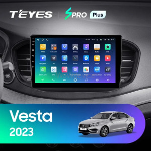 Штатная магнитола Teyes SPRO Plus 6/128 LADA Vesta 2023+ F2