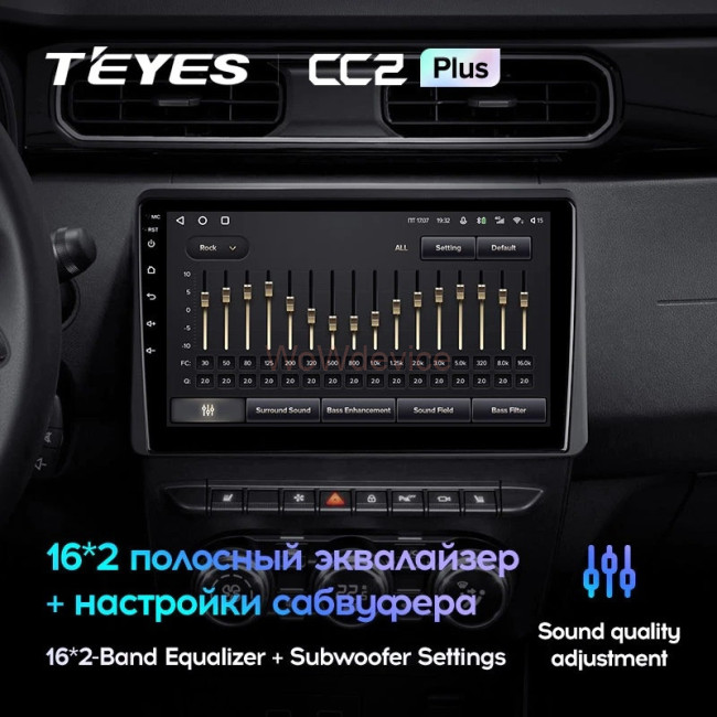 Штатная магнитола Teyes CC2L Plus 1/16 Renault Duster HM 2 (2020-2022) F1 Штатная магнитола Teyes CC2L Plus 1/16 Renault Duster HM 2 (2020-2022) F1