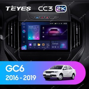 Штатная магнитола Teyes CC3 2K 3/32 Geely GC6 (2016-2019)