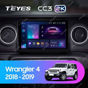 Штатная магнитола Teyes CC3 2K 3/32 Jeep Wrangler 4 JL (2018-2019)