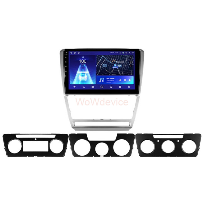 Установочный комплект Teyes для Skoda Octavia 2 A5 (2008-2013) Серая