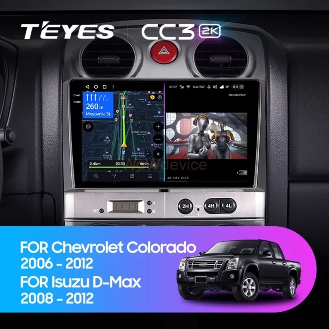 Штатная магнитола Teyes CC3 2K 6/128 Chevrolet Colorado (2006-2012)