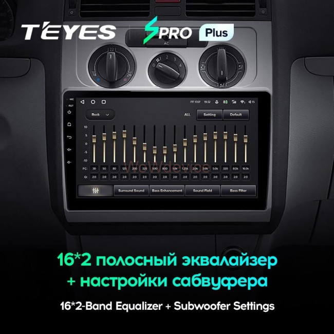 Штатная магнитола Teyes SPRO Plus 3/32 Volkswagen Touran (2003-2015)