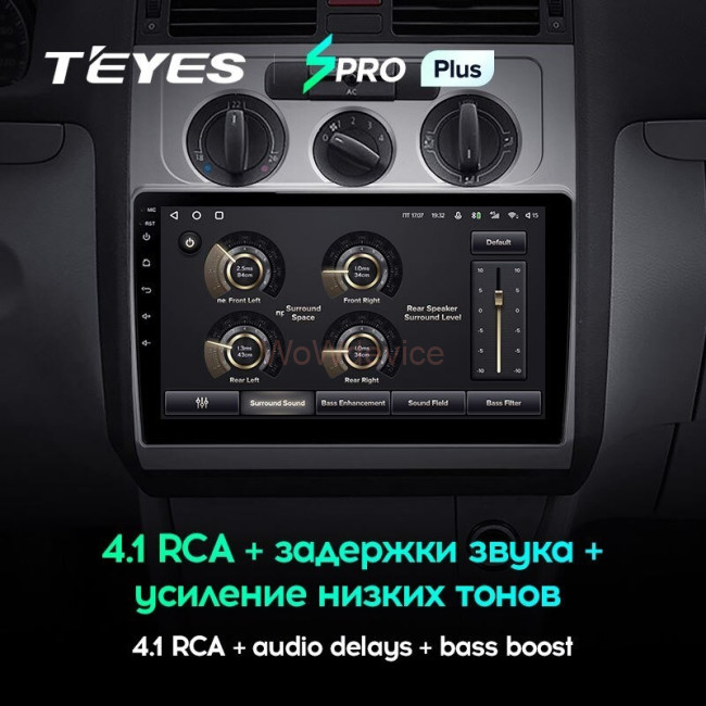 Штатная магнитола Teyes SPRO Plus 3/32 Volkswagen Touran (2003-2015)