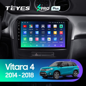 Штатная магнитола Teyes SPRO Plus 4/64 Suzuki Vitara 2 (2014-2018)