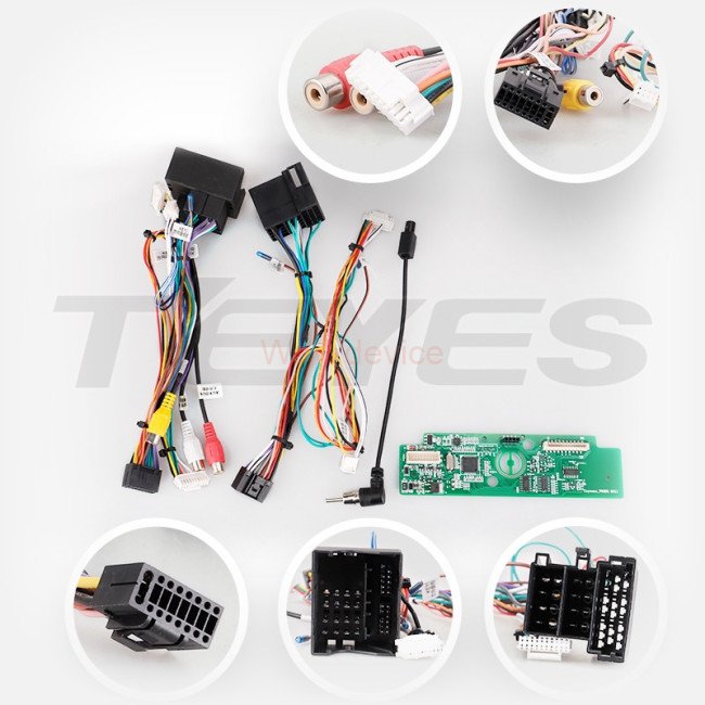 Установочный комплект Teyes TPRO 2 для Porsche Cayenne I 1 9PA (2002-2010)