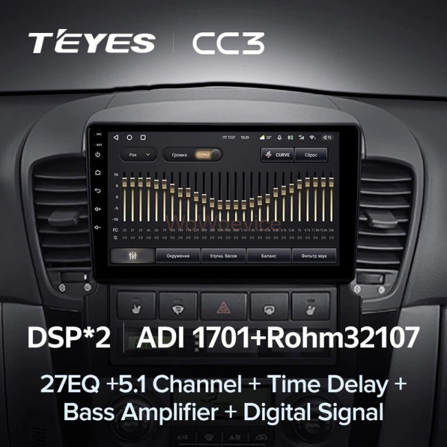 Штатная магнитола Teyes CC3 360 6/128 Kia Sorento BL (2002-2011)