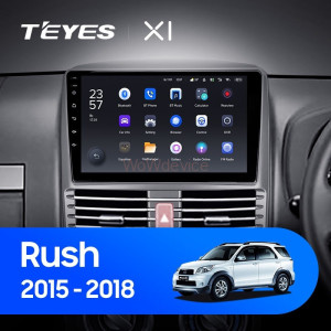 Штатная магнитола Teyes X1 4G 2/32 Toyota Rush (2015-2018) Правый руль