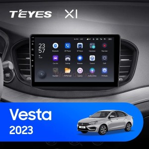 Штатная магнитола Teyes X1 4G 2/32 LADA Vesta 2023+ F2